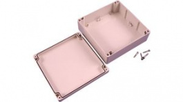 1554R2GY, Watertight PC Enclosure, 160 x 160 x 60 mm, Grey, Polycarbonate, IP66, Hammond