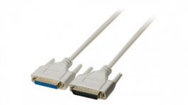 VLCP52110I100, D-SUB Cable 25-Pin Male - Female 10 m, Valueline