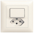 87063.AR.FMI.61 Combination switch and socket CH