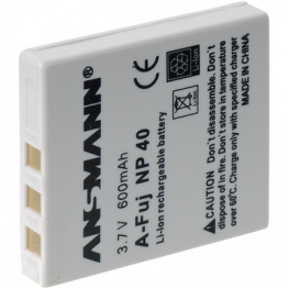 A-FUJI NP-40, Блок батарей 3.7 V 600 mAh, Ansmann