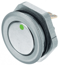 1241.2858, Переключатель: антивандальный; Положения: 2; SPST-NO; IP65, Schurter