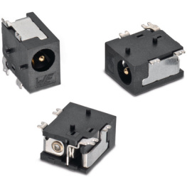 694102107102, DC Power jack, Female, 3.9 mmSeries WR-DC 90° SMT, WURTH Elektronik