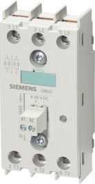 3RF2255-1AB45, Реле: полупроводниковое; Uупр: 4?30ВDC; 55А; 48?600ВAC; 3-фазный, Siemens