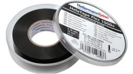 HTAPE-FLEX1000+ 19x20 PACK-PVC-BK, Insulation Tape Black 19 mmx20 m, HellermannTyton