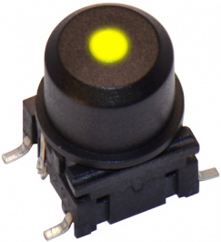 1ES094, Cap round diam. 9.6 mm black, MEC