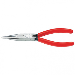 25 01 160, Flat-nose radio pliers with cutter 160 mm, Knipex