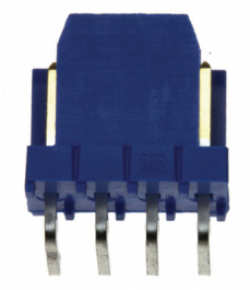 76382-304LF, Pin header, dubox 4-pin 90deg. 4p, FCI (Amphenol FCI, AFCI))