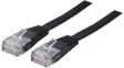 21.99.0960 Patch Cable, Flat CAT6 U/UTP 500 mm Black