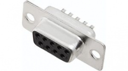 DB09-SS, Вилка; D-Sub; PIN:9; "мама"; штампованные контакты; пайка, Encitech Connectors
