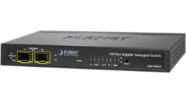 GSD-1002M, Network Switch 8x 10/100/1000 2x SFT Desktop, Planet