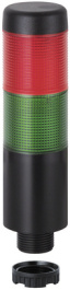 69812075, LED stacking beacon Kompakt 37, red/green, WERMA Signaltechnik