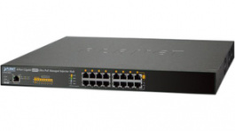 UPOE-800G, PoE managed Injector, 8x RJ45 10/100/1000-8x RJ45 10/100/1000, Planet
