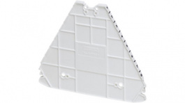 3270155, D-PTRV 8 WH 1-8 End plate, White, Phoenix Contact