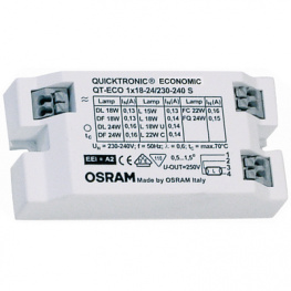 QT-ECO 1X18-24/220-240 S, Electronic control gear 18...24 W, Osram