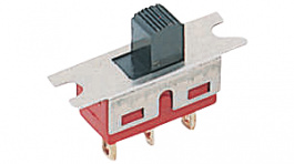 RND 210-00581, Miniature Slide Switch, 1CO, ON-ON, Soldering Lugs, RND Components