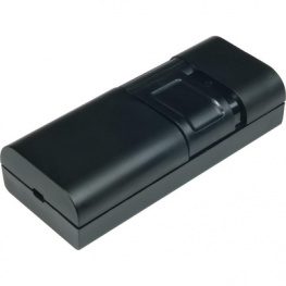 8116-004.01, Dimmer with slider, 230 VAC, Black, interBAR