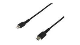 RUSBCLTMM2MB, Charging Cable USB-C Plug - Apple Lightning 2m USB 2.0 Black, StarTech.com