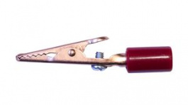BU-60CHS-2, Crocodile Clip, Red, 10A, MUELLER