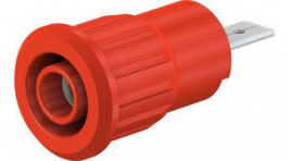 23.3160-22, Safety Socket 4mm Red 24A 1kV Nickel-Plated, Staubli (former Multi-Contact )