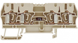 1650340000, ZDU 2.5/2X2AN/D+ terminal block z series tension clamp, 0.5...2.5 mm2 400 vac 1, Weidmuller