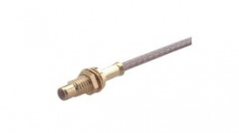 24 SMC-50-2-110/111 NE, RF Connector, SMC, Brass, Socket, Straight, 50Ohm, Crimp Terminal, Huber+Suhner