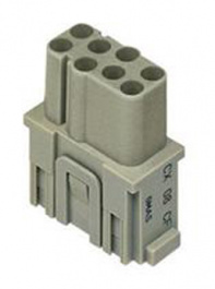 CX 08 CF, CX, 8 poles, female insert, for female contacts 16A, EN 61984 (2001-11), ILME
