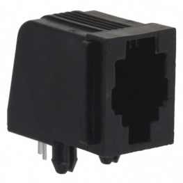 5520249-2, Jack, 4/4, pcb installation 90deg., TE Connectivity