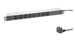 19071628, Power Distribution Unit 8x IEC 60320 C13 Socket - DE Type F (CEE 7/4) Plug, Roline
