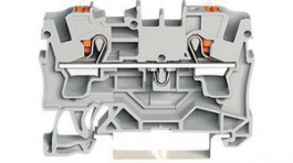 2204-1201, Feedthru Terminal, Cage Clamp, 2 Poles, 0.5 ... 6mm\x1a, Wago