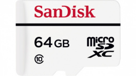 SDSDQQ-064G-G46A, High Endurance microSDXC 64 GB, 20 MB/s, 20 MB/s, Sandisk