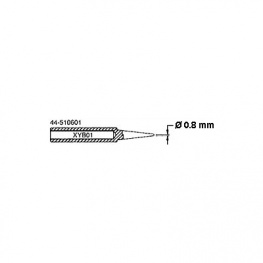 44-510601, Soldering tip Conical 0.8 mm, XYTRONIC