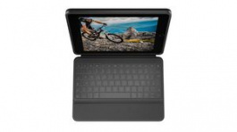 920-009314, Rugged Keyboard Folio for iPad, FR (QWERTZ), Logitech