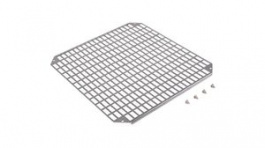 8120750, Mounting Plate, Galvanised Steel 450x450x2mm, Fibox