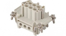 93601-0207, S-E Insert 6 Poles Socket, Screw Terminal, Molex