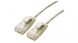 21.15.3902, Patch Cable, RJ45 Plug - RJ45 Plug, Patch Cable, U/UTP, 500mm, Grey, Roline