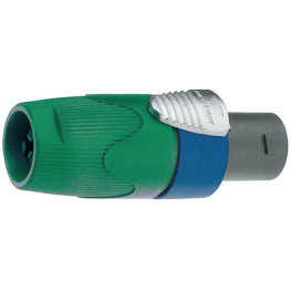 NL4FX-5, Cable socket, Speakon green 4P, Neutrik