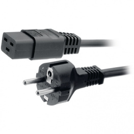 6900-812.60, Device cable 3-pin for 16 A Type F (CEE 7/4) IEC-320-C19 2.5, Feller Aut