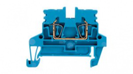 1933710000, Terminal Block, Tension Clamp, 2 Poles, 24A, 2.5mm2, Blue, Weidmuller