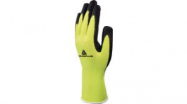 VV73309, Защитные перчатки; Размер: 9; черно-желтый; latex,полиэфир, Delta Plus