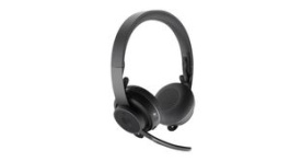 981-001101, Headset, Zone 900, Stereo, On-Ear, 13kHz, Bluetooth, Black, Logitech