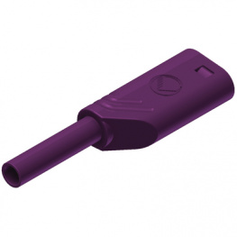 MST S WS 30 Au violett / violet, Safety plug diam. 2 mm violet, SKS Kontakttechnik
