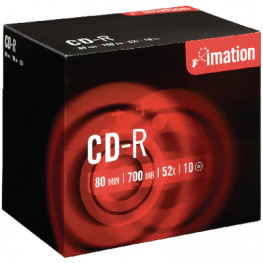 18644, CD-R 700 MB 10x Jewel case, Imation