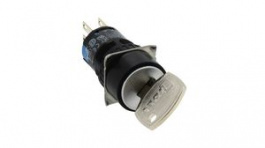AS6M-2KT2PB, Key-Operated Switch 2-Pos 90° Latching Function, IDEC
