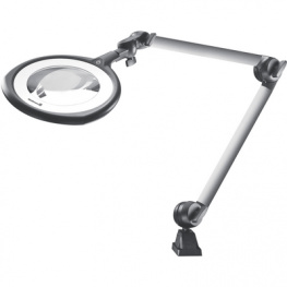 TEVISIO RLLQ 48 R, Magnifying Glass Lamp 1.9x, Bi-convex glass lens, Waldmann