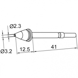 722 EN 2332/SB, Desoldering tip X-Tool 720 1 p., Ersa