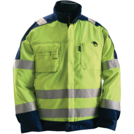 7820X3511-XL, Hi-vis Jacket Size XL blue-yellow, Bjornklader