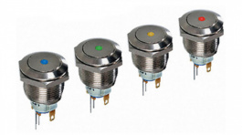 AV031L6EA200K, Push-button Switch, vandal-proof 22 mm 48 VDC 2 A 1 Change-O, APEM