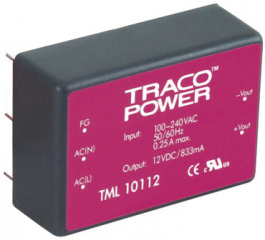 TML 40205, Импульсный блок питания 40 W 2 выхода, Traco Power