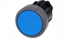 3SU1030-0AA50-0AA0, SIRIUS ACT Push-Button front element Metal, matte, blue, Siemens