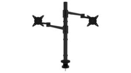 58.143, Viewlite Adjustable Dual Monitor Arm 8kg 75x75/100x100 Black, Dataflex